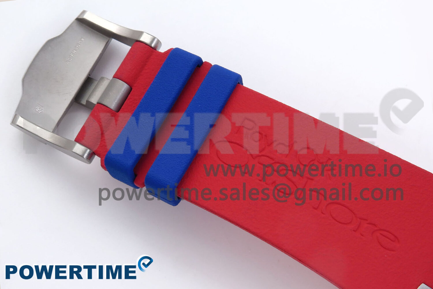 Royal Oak Offshore 44mm SS TKF 1:1 Best Edition Blue/Red Dial on Blue/Red Rubber Strap A3126 - Image 14