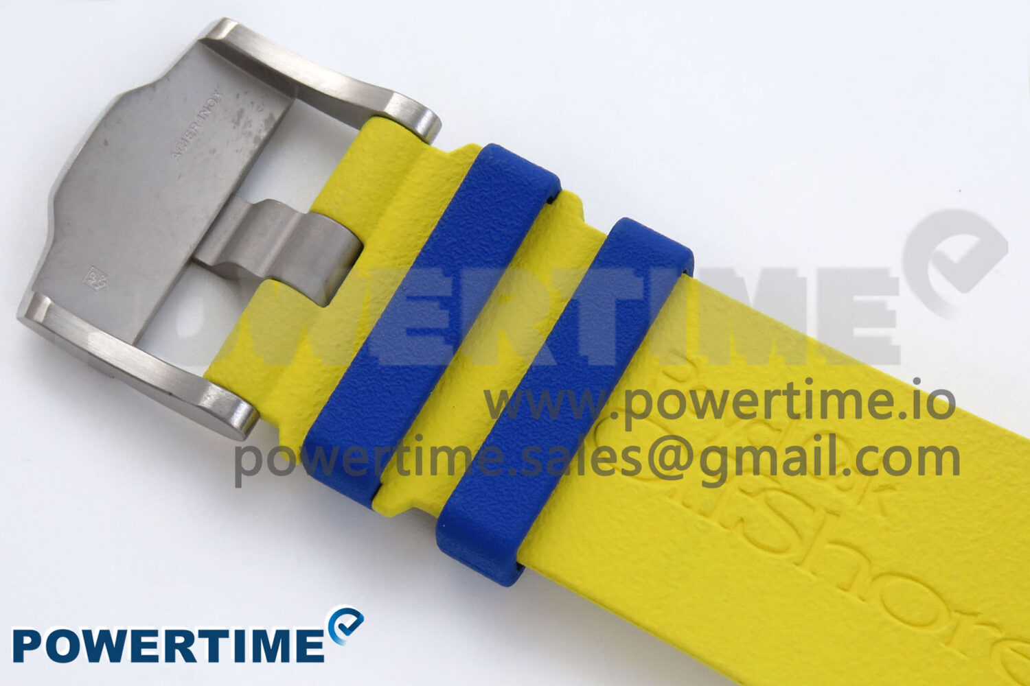 Royal Oak Offshore 44mm SS TKF 1:1 Best Edition Blue/Yellow Dial on Blue/Yellow Rubber Strap A3126 - Image 14