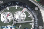 Royal Oak Offshore 44mm SS TKF 1:1 Best Edition Green Dial on Green Camou Rubber Strap A3126 - Image 4