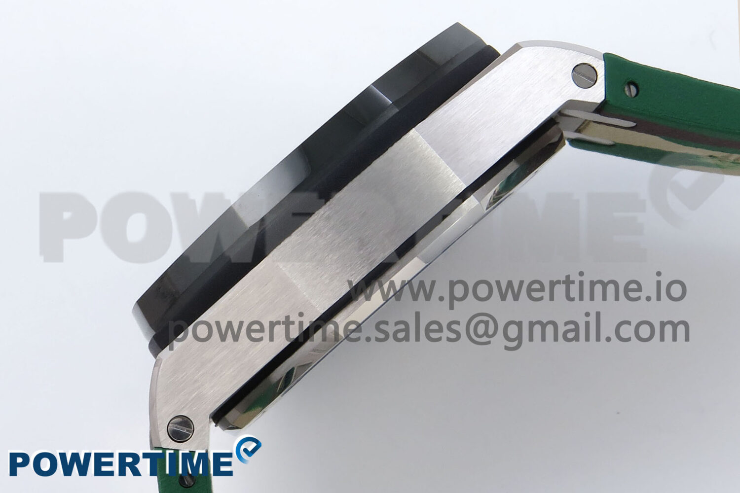 Royal Oak Offshore 44mm SS TKF 1:1 Best Edition Green Dial on Green Camou Rubber Strap A3126 - Image 6