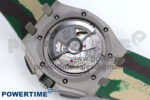 Royal Oak Offshore 44mm SS TKF 1:1 Best Edition Green Dial on Green Camou Rubber Strap A3126 - Image 11