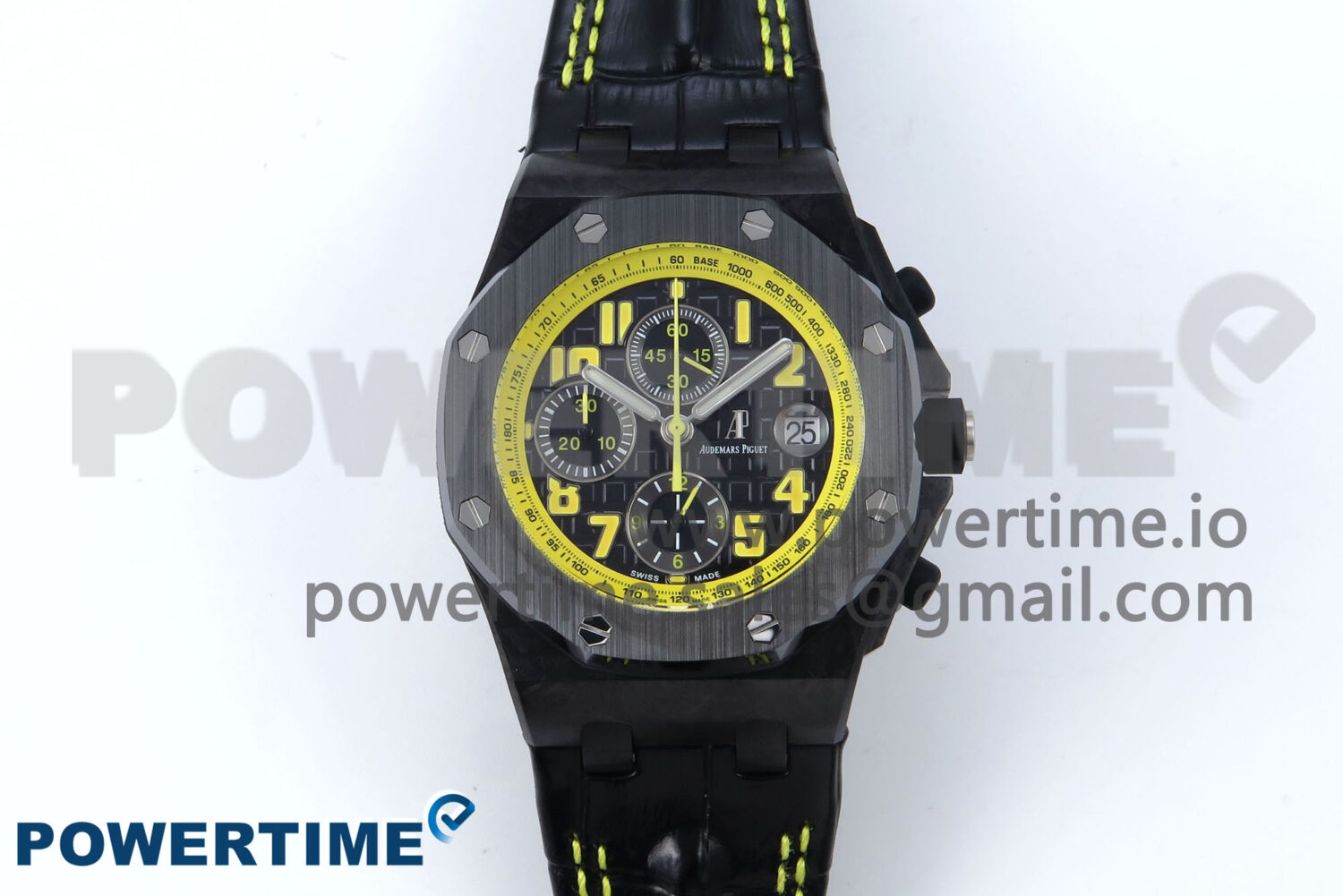 Royal Oak Offshore ‘Bumble Bee’ TKF Best Edition on Black Leather Strap A3126 - Image 1