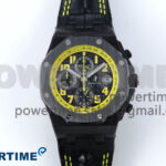 Royal Oak Offshore ‘Bumble Bee’ TKF Best Edition on Black Leather Strap A3126