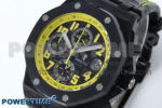 Royal Oak Offshore ‘Bumble Bee’ TKF Best Edition on Black Leather Strap A3126 - Image 3