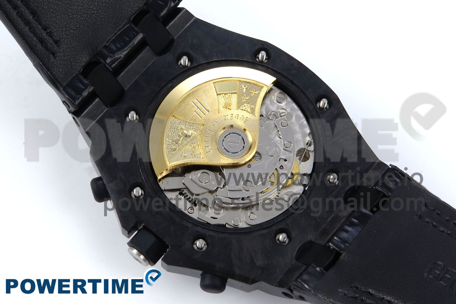 Royal Oak Offshore ‘Bumble Bee’ TKF Best Edition on Black Leather Strap A3126 - Image 11