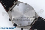 Royal Oak Offshore 42mm Safari TKF Best Edition White Dial on Brown Leather Strap A7750 - Image 8