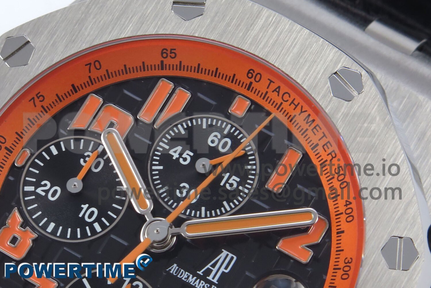 Royal Oak Offshore 42mm Volcano TKF Best Edition Black Dial on Black Leather Strap A7750 - Image 4