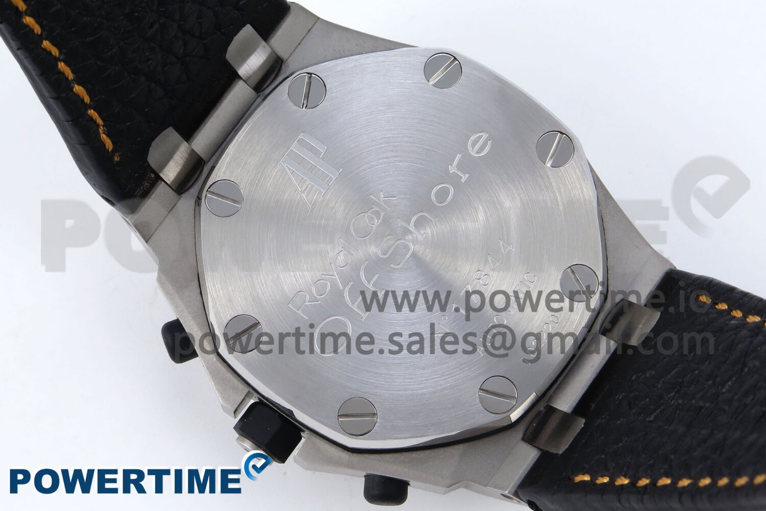 Royal Oak Offshore 42mm Volcano TKF Best Edition Black Dial on Black Leather Strap A7750 - Image 8