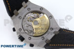 Royal Oak Offshore 42mm Volcano TKF Best Edition Black Dial on Black Leather Strap A7750 - Image 11