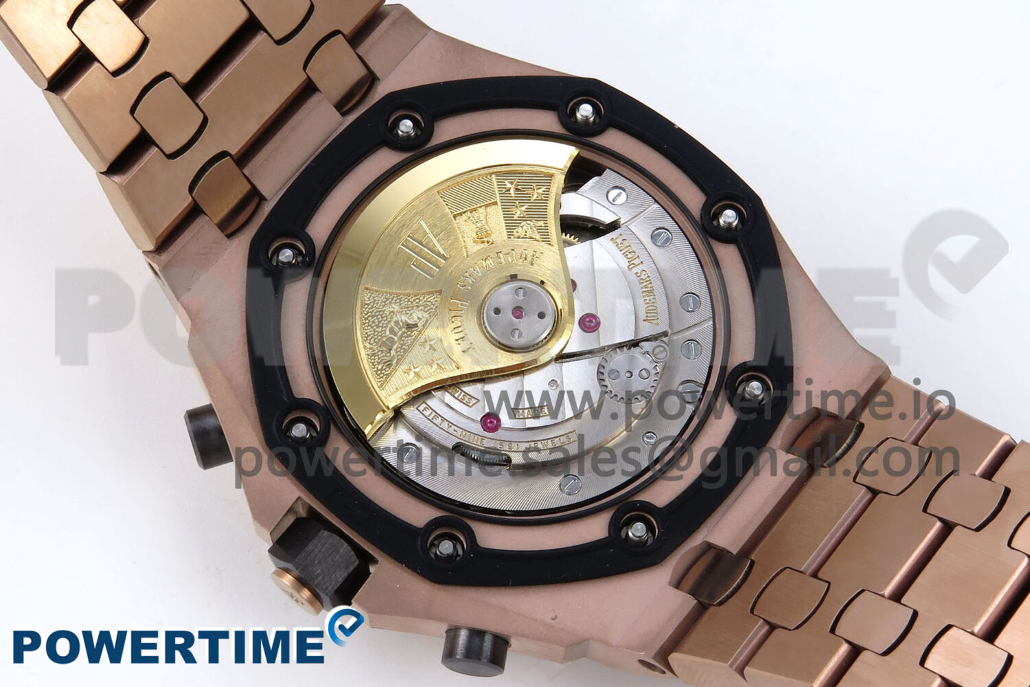 Royal Oak Offshore 42mm RG TKF Best Edition Black Dial on RG Bracelet A7750 - Image 12