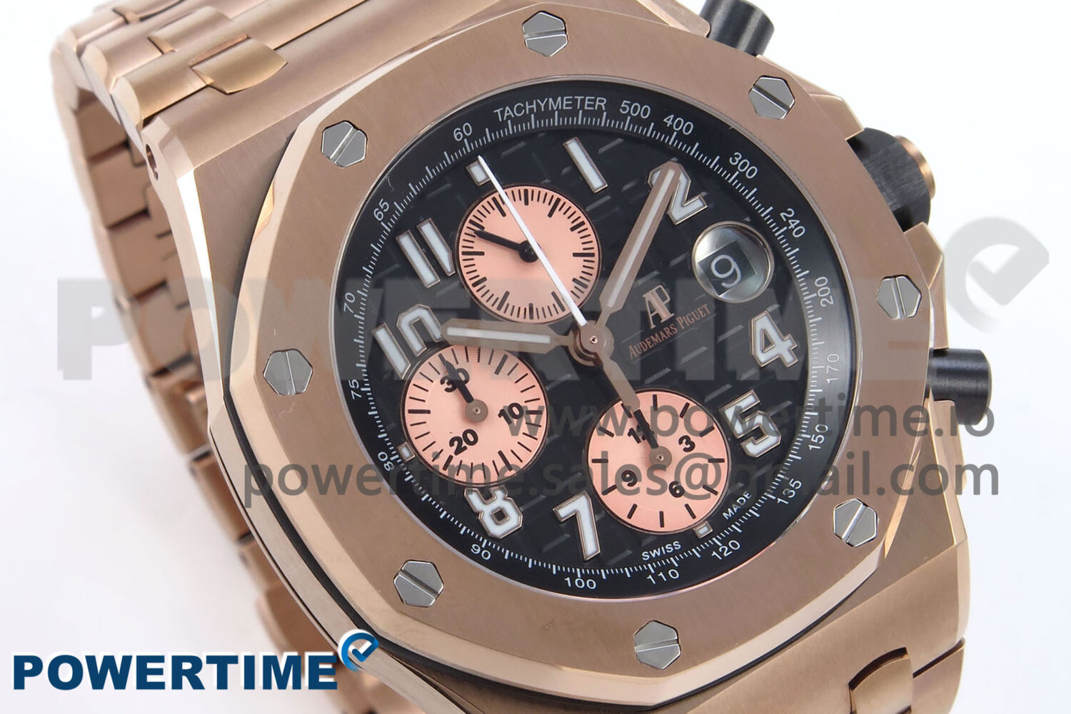 Royal Oak Offshore 42mm RG TKF Best Edition Black Dial on RG Bracelet A7750 - Image 2