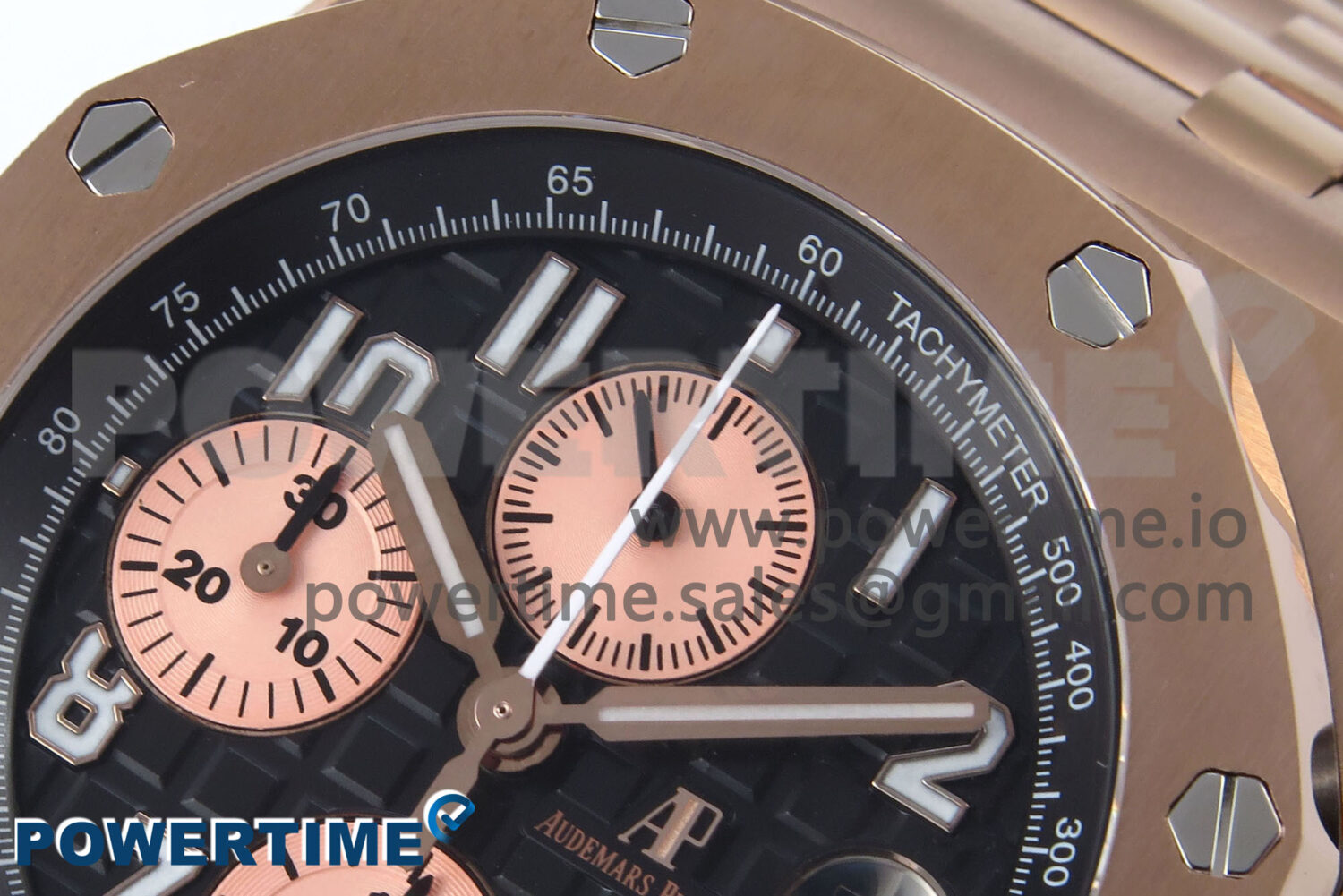 Royal Oak Offshore 42mm RG TKF Best Edition Black Dial on RG Bracelet A7750 - Image 4