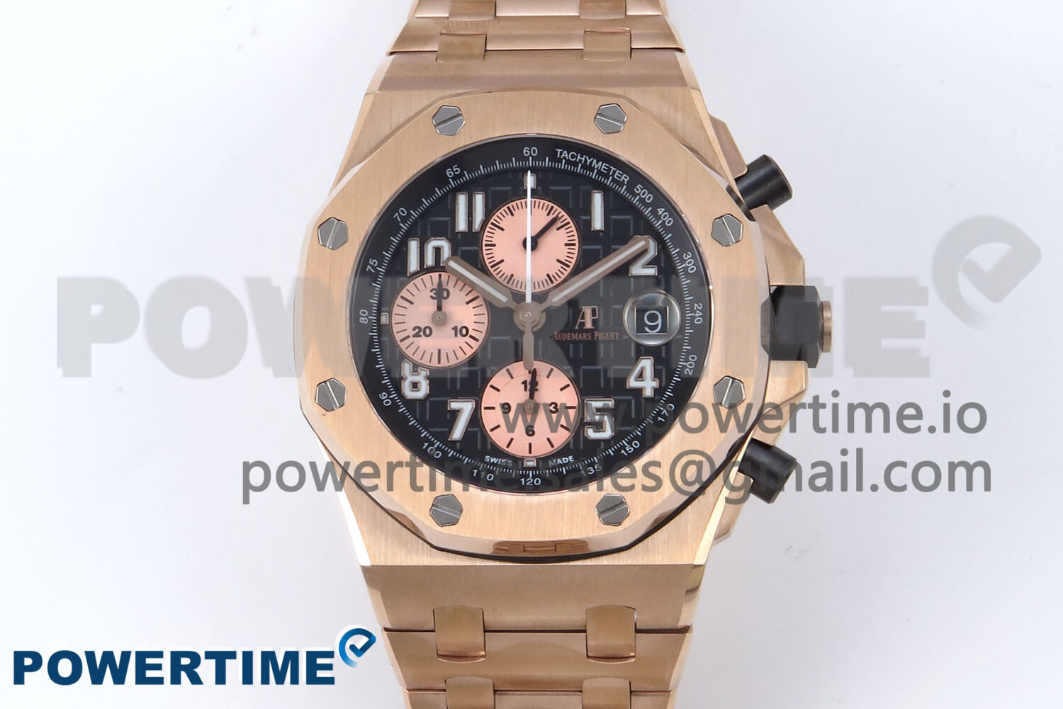 Royal Oak Offshore 42mm RG TKF Best Edition Black Dial on RG Bracelet A7750 - Image 1