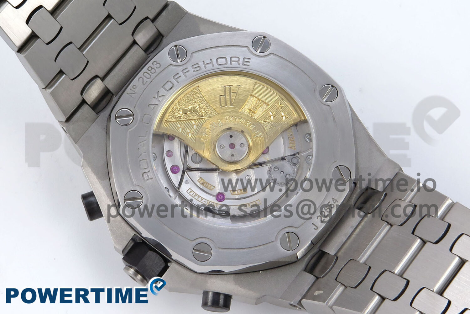 Royal Oak Offshore 42mm Black Themes SS TKF Best Edition Black Dial on SS Bracelet A7750 - Image 8