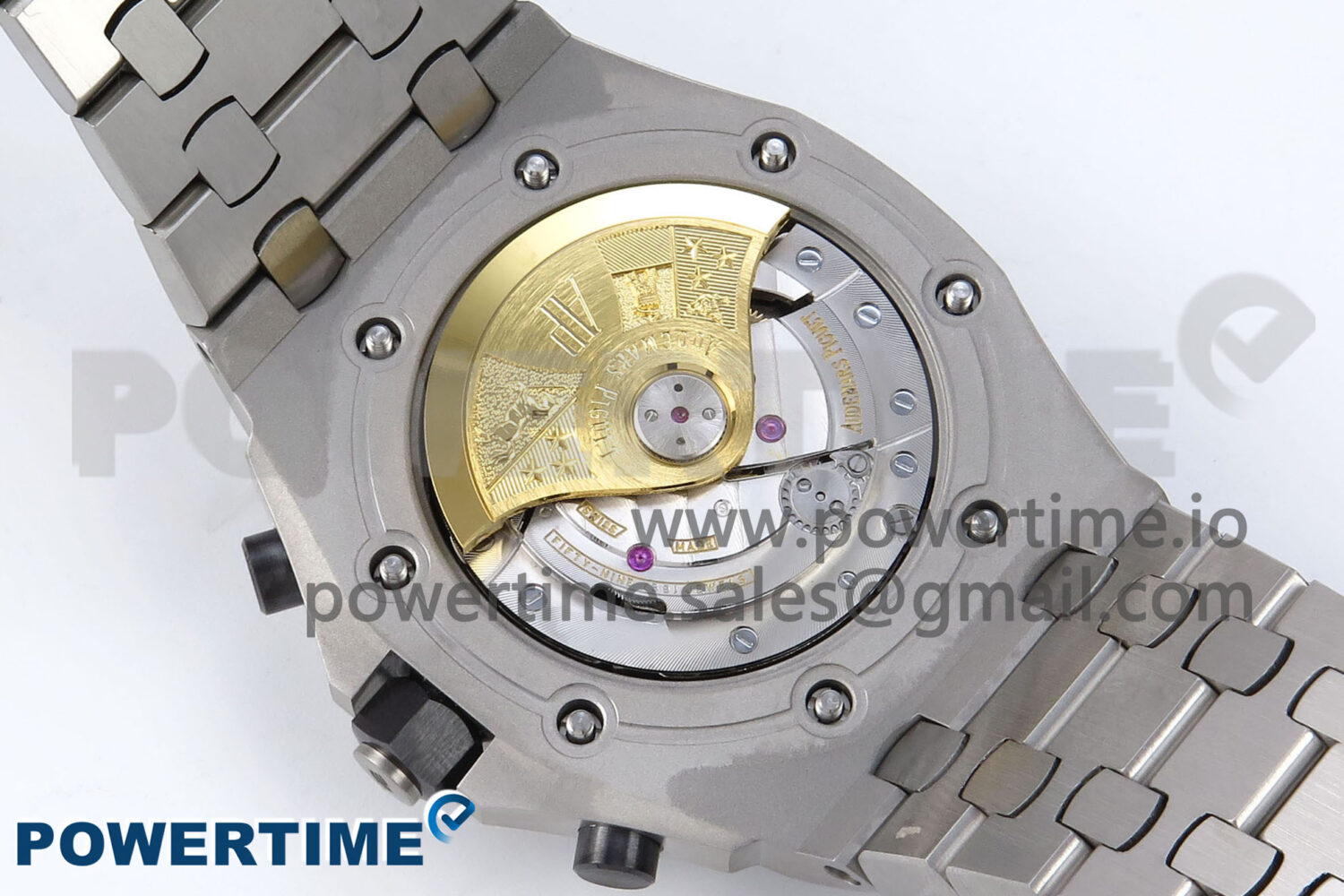 Royal Oak Offshore 42mm Black Themes SS TKF Best Edition Black Dial on SS Bracelet A7750 - Image 9