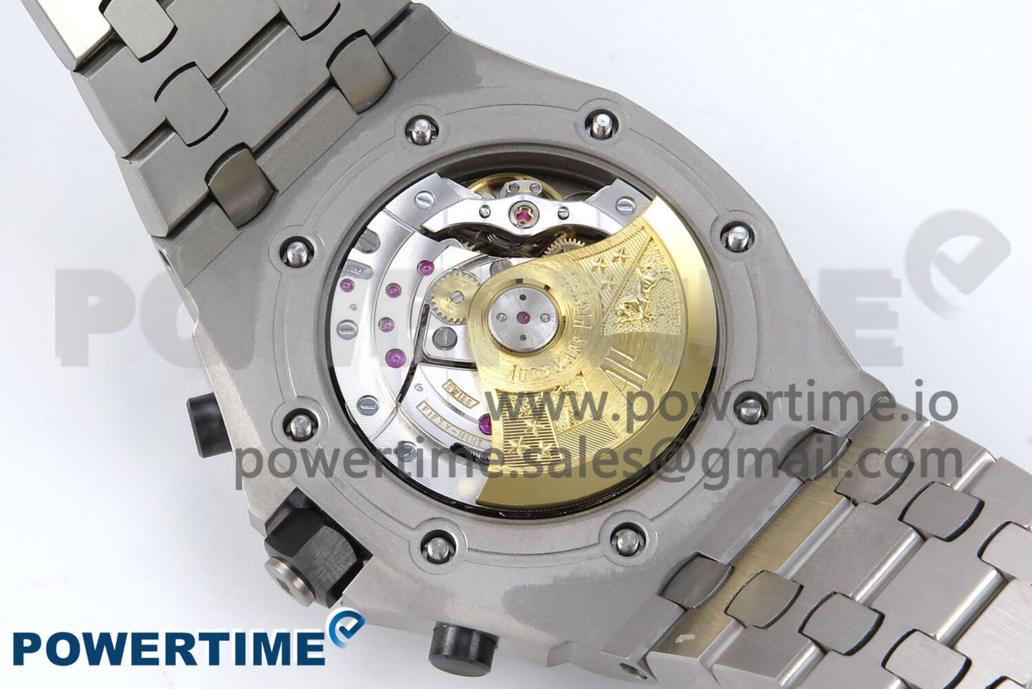 Royal Oak Offshore 42mm Black Themes SS TKF Best Edition Black Dial on SS Bracelet A7750 - Image 10