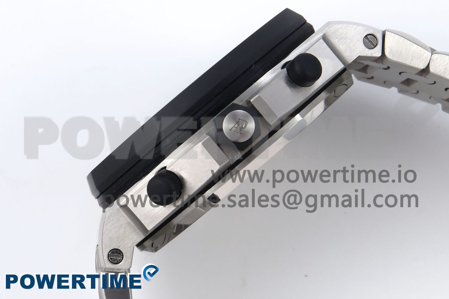 Royal Oak Offshore 42mm Rubberclad SS TKF Best Edition Black/White Dial on SS Bracelet A7750 - Image 7