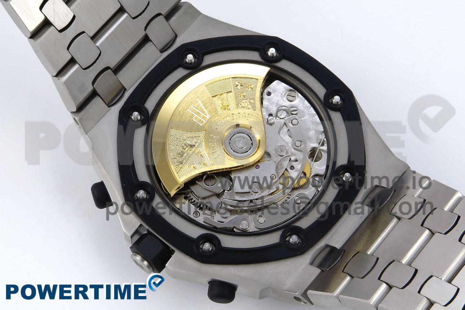 Royal Oak Offshore 42mm Rubberclad SS TKF Best Edition Black/White Dial on SS Bracelet A7750 - Image 10