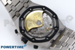 Royal Oak Offshore 42mm Rubberclad SS TKF Best Edition Black/White Dial on SS Bracelet A7750 - Image 10