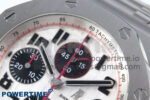 Royal Oak Offshore 42mm Panda SS TKF Best Edition White/Black Dial on SS Bracelet A7750 - Image 4