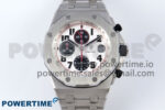 Royal Oak Offshore 42mm Panda SS TKF Best Edition White/Black Dial on SS Bracelet A7750