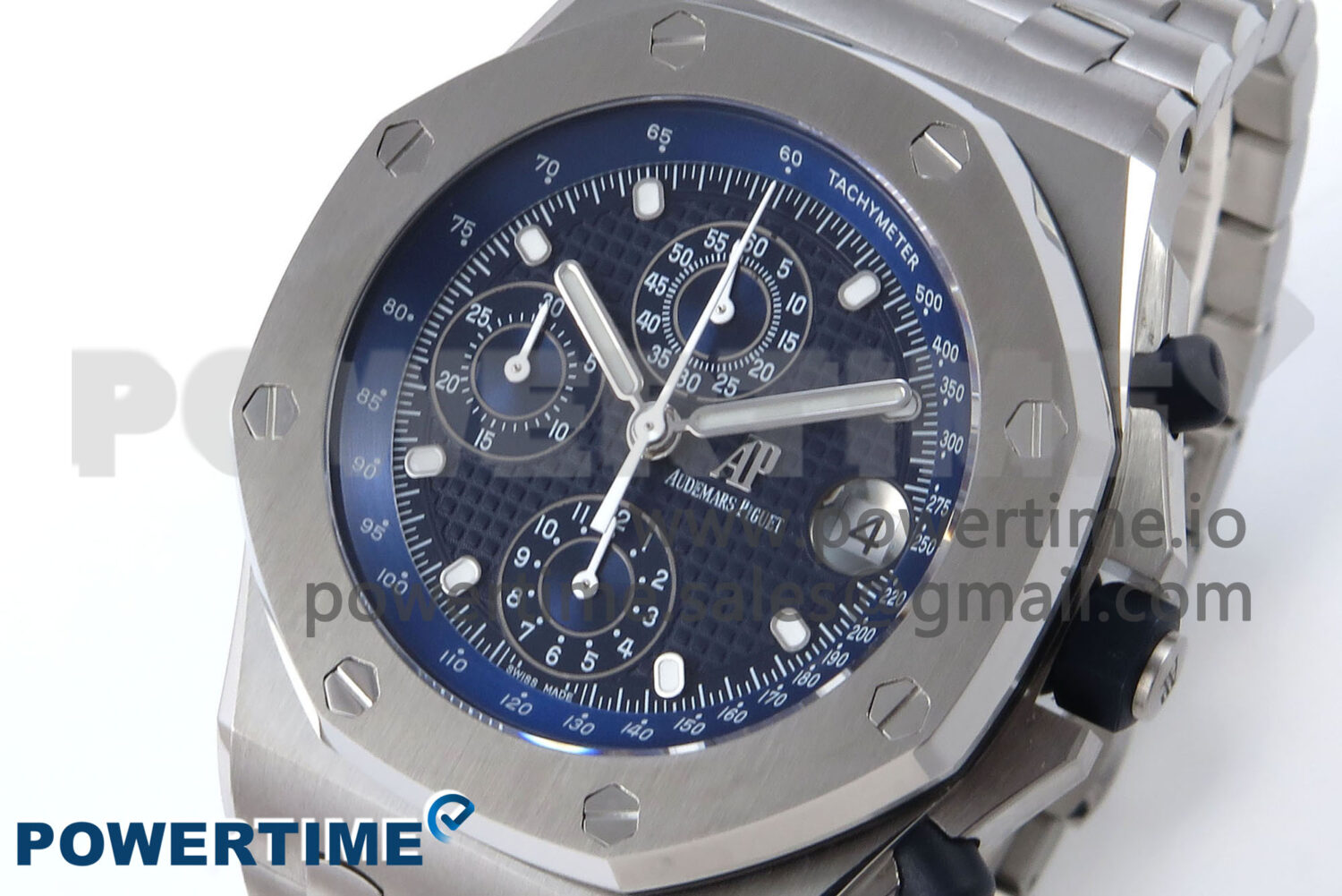 Royal Oak Offshore 42mm Re-edition SS TKF Best Edition Blue Dial on SS Bracelet A7750 - Image 3