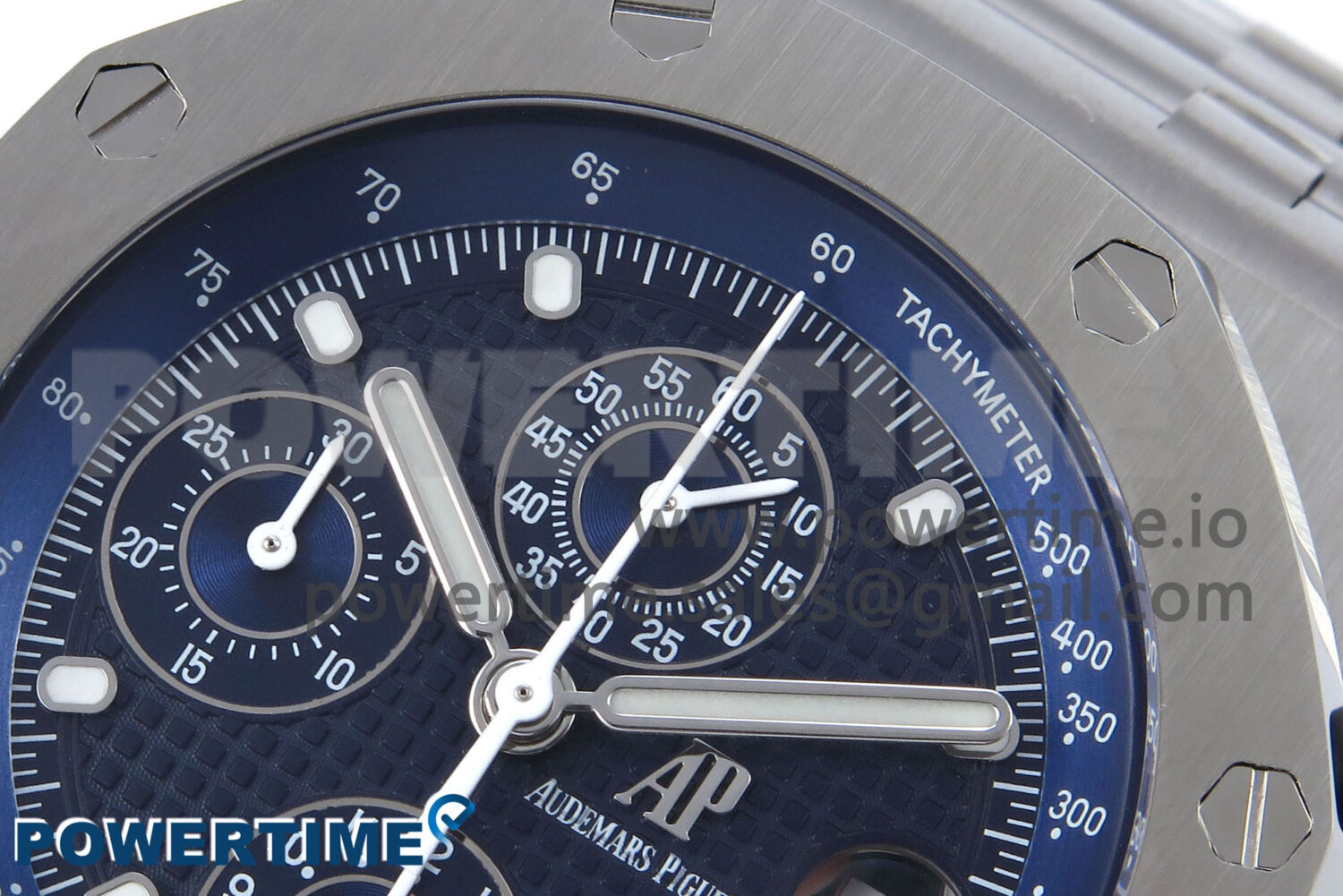 Royal Oak Offshore 42mm Re-edition SS TKF Best Edition Blue Dial on SS Bracelet A7750 - Image 4
