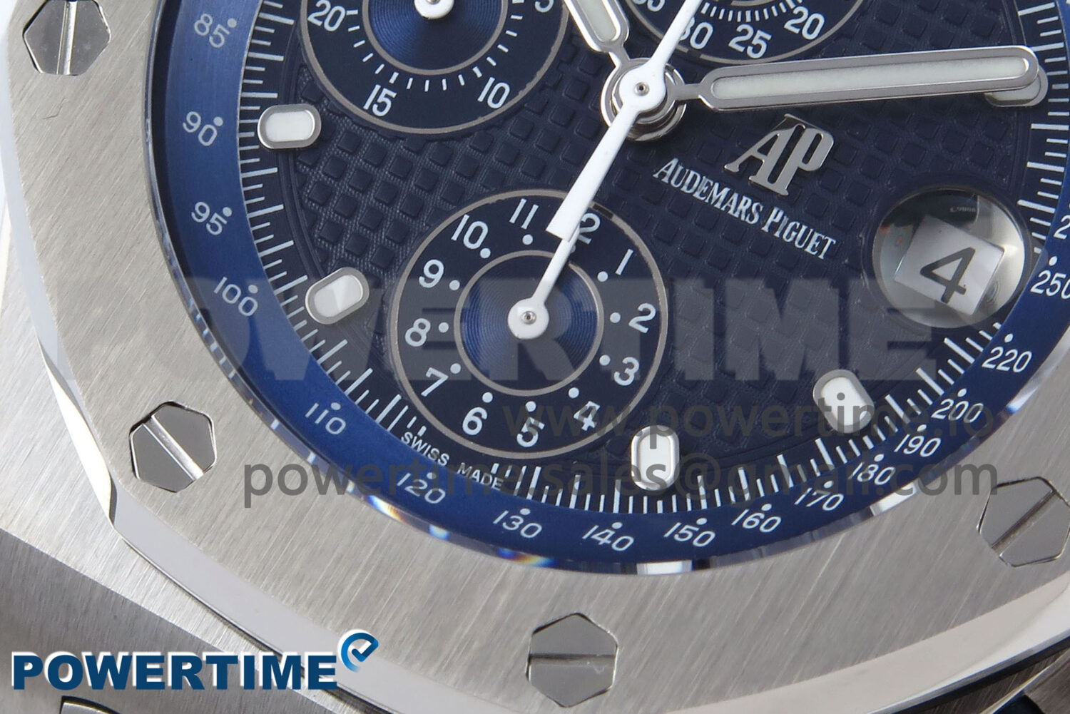 Royal Oak Offshore 42mm Re-edition SS TKF Best Edition Blue Dial on SS Bracelet A7750 - Image 5
