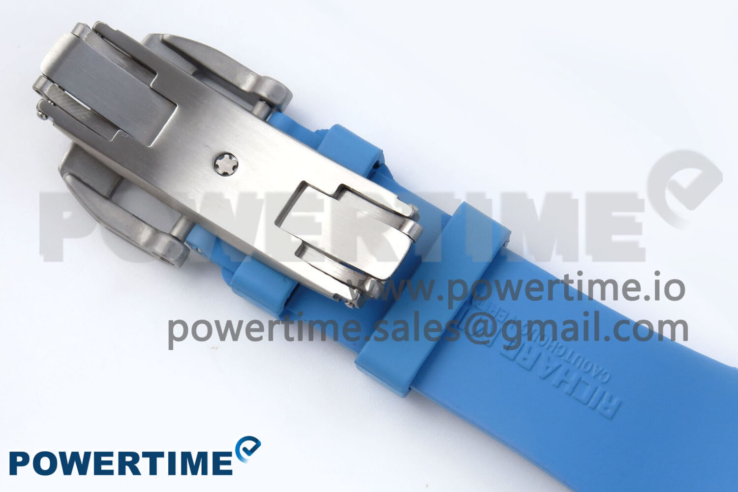 RM56-02 Transparent Tourbillon RMF Best Edition Skeleton Dial Blue Hands on Blue Rubber Strap - Image 10