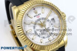 Sky-Dweller 336238 YG ZF 1:1 Best Edition White Dial on Oysterflex Strap A23J (Gain Weight) - Image 2