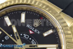 Sky-Dweller 336238 YG ZF 1:1 Best Edition Black Dial on Oysterflex Strap A23J (Gain Weight) - Image 4