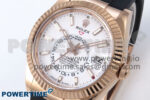 Sky-Dweller 336235 RG ZF 1:1 Best Edition White Dial on Oysterflex Strap A23J (Gain Weight) - Image 2