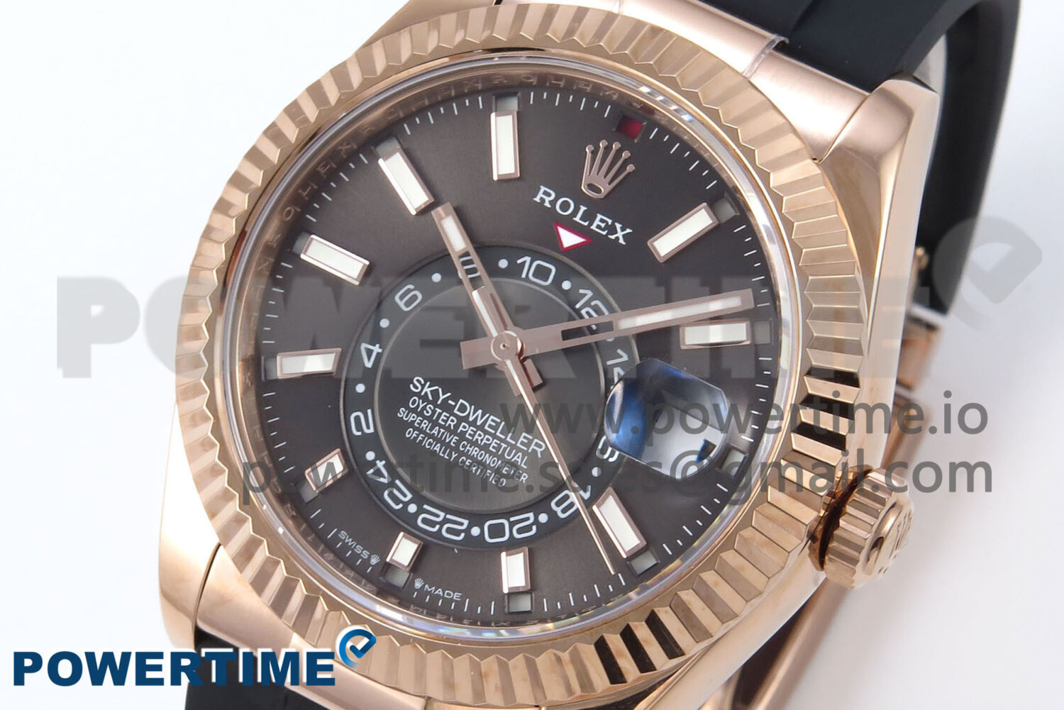 Sky-Dweller 336235 RG ZF 1:1 Best Edition Gray Dial on Oysterflex Strap A23J (Gain Weight) - Image 3