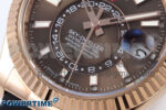 Sky-Dweller 336235 RG ZF 1:1 Best Edition Brown Dial on Oysterflex Strap A23J (Gain Weight) - Image 5