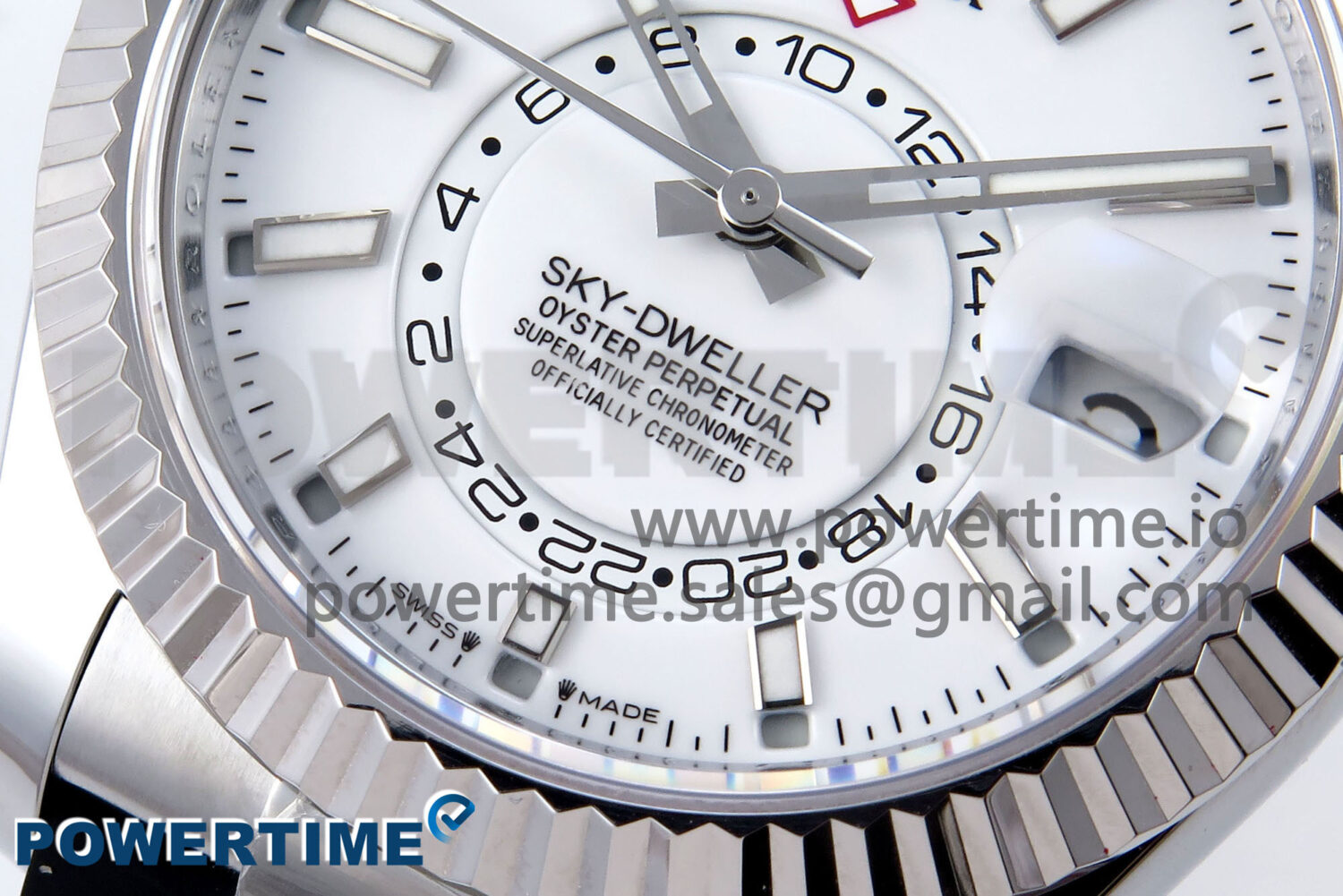 Sky-Dweller 336239 SS ZF 1:1 Best Edition White Dial on Oysterflex Strap A23J (Gain Weight) - Image 5