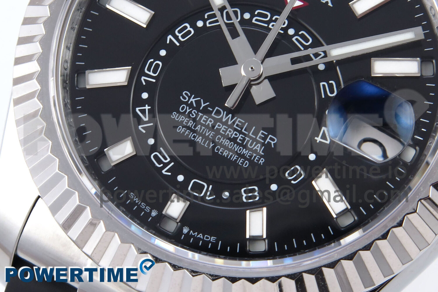 Sky-Dweller 336239 SS ZF 1:1 Best Edition Black Dial on Oysterflex Strap A23J (Gain Weight) - Image 5
