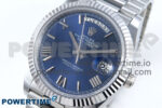 Day Date 40 SS 228239 Noob 1:1 Best Edition Blue Roman Dial on President Bracelet A2836 (Gain Weight) - Image 3