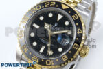 GMT-Master II 126713 GRNR Black/Gray Ceramic 904L Steel EWE 1:1 Best Edition on Jubilee Strap EWE3285 V5 - Image 3