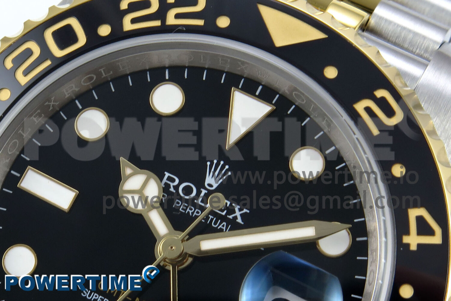 GMT-Master II 126713 GRNR Black/Gray Ceramic 904L Steel EWE 1:1 Best Edition on Jubilee Strap EWE3285 V5 - Image 4