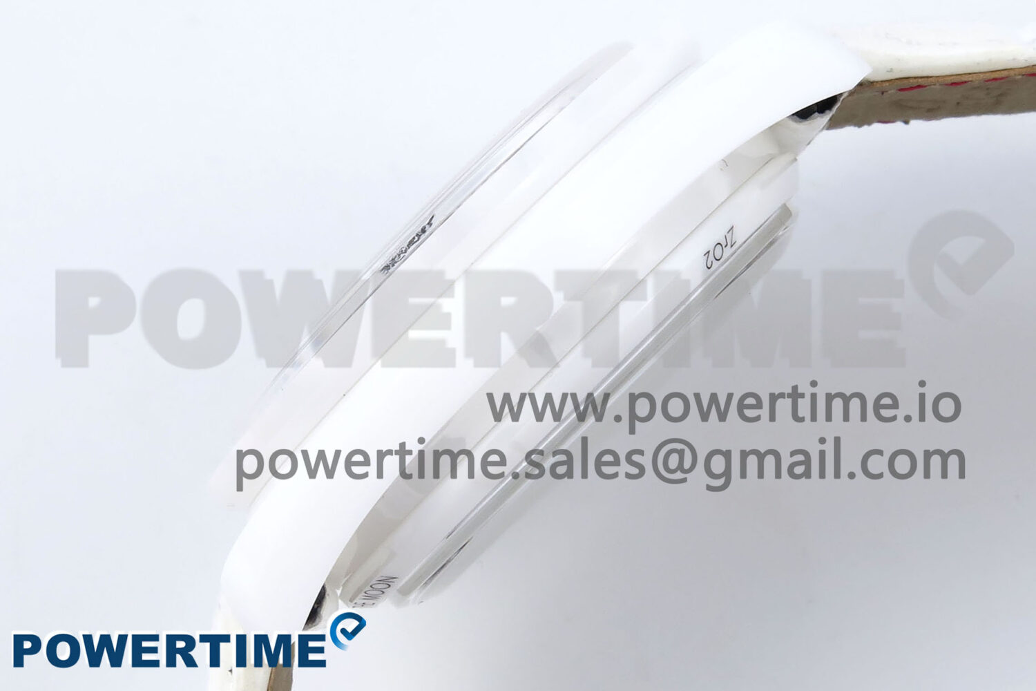 Speedmaster White Side Of The Moon N1F 1:1 Best Edition White Dial White Ceramic on White Leather Strap A9300 - Image 6