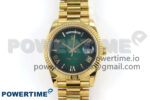 Day Date 40 YG 228238 KF 1:1 Best Edition Green Ombre Dial on President Bracelet VR3255 (Gain Weight)