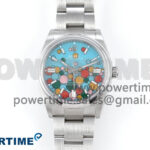 Oyster Perpetual 126000 36mm EWEF 1:1 Best Edition 904L Steel Celebration Dial A3230