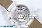 Speedmaster White Side Of The Moon N1F 1:1 Best Edition White Dial White Ceramic on White Leather Strap A9300 - Image 9