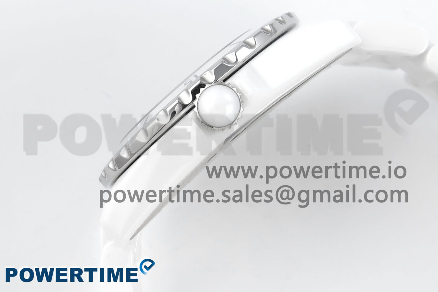 J13 38mm White Ceramic HTF 1:1 Best Edition White/Blue Dial on Bracelet A2892 - Image 6