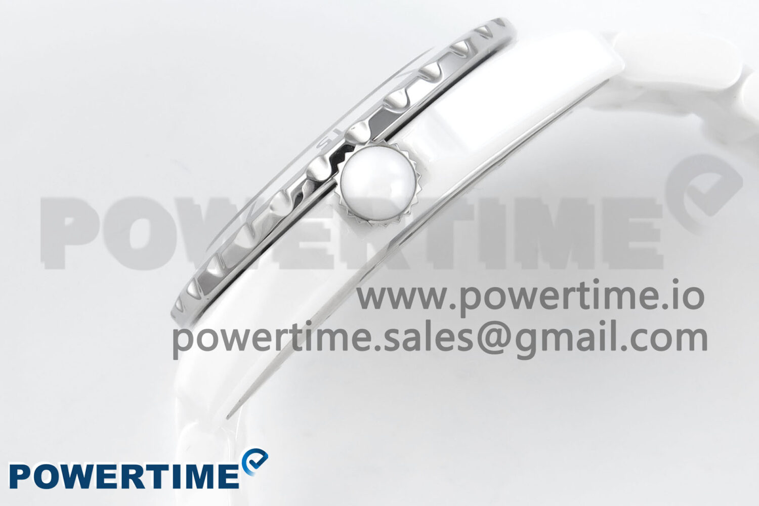 J13 38mm White Ceramic HTF 1:1 Best Edition White Diamonds Dial on Bracelet A2892 - Image 11