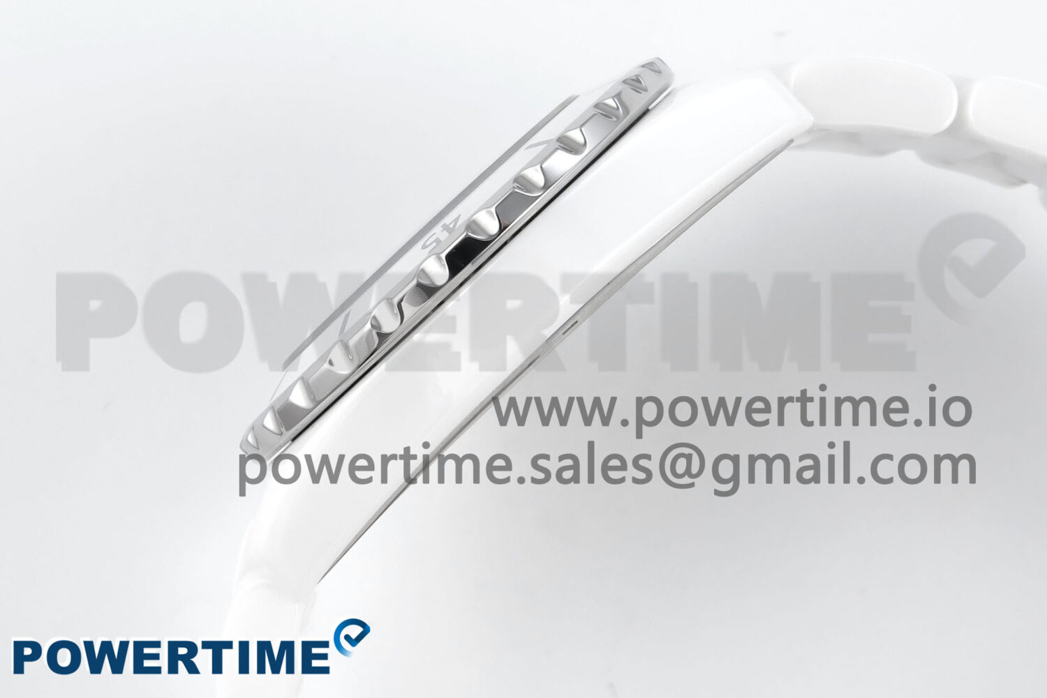 J13 38mm White Ceramic HTF 1:1 Best Edition White Diamonds Dial on Bracelet A2892 - Image 12