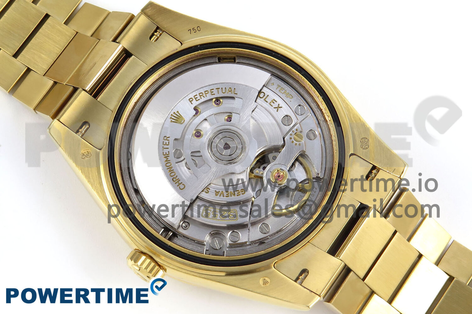 Day Date 40 YG 228238 KF 1:1 Best Edition Green Ombre Dial on President Bracelet VR3255 (Gain Weight) - Image 10