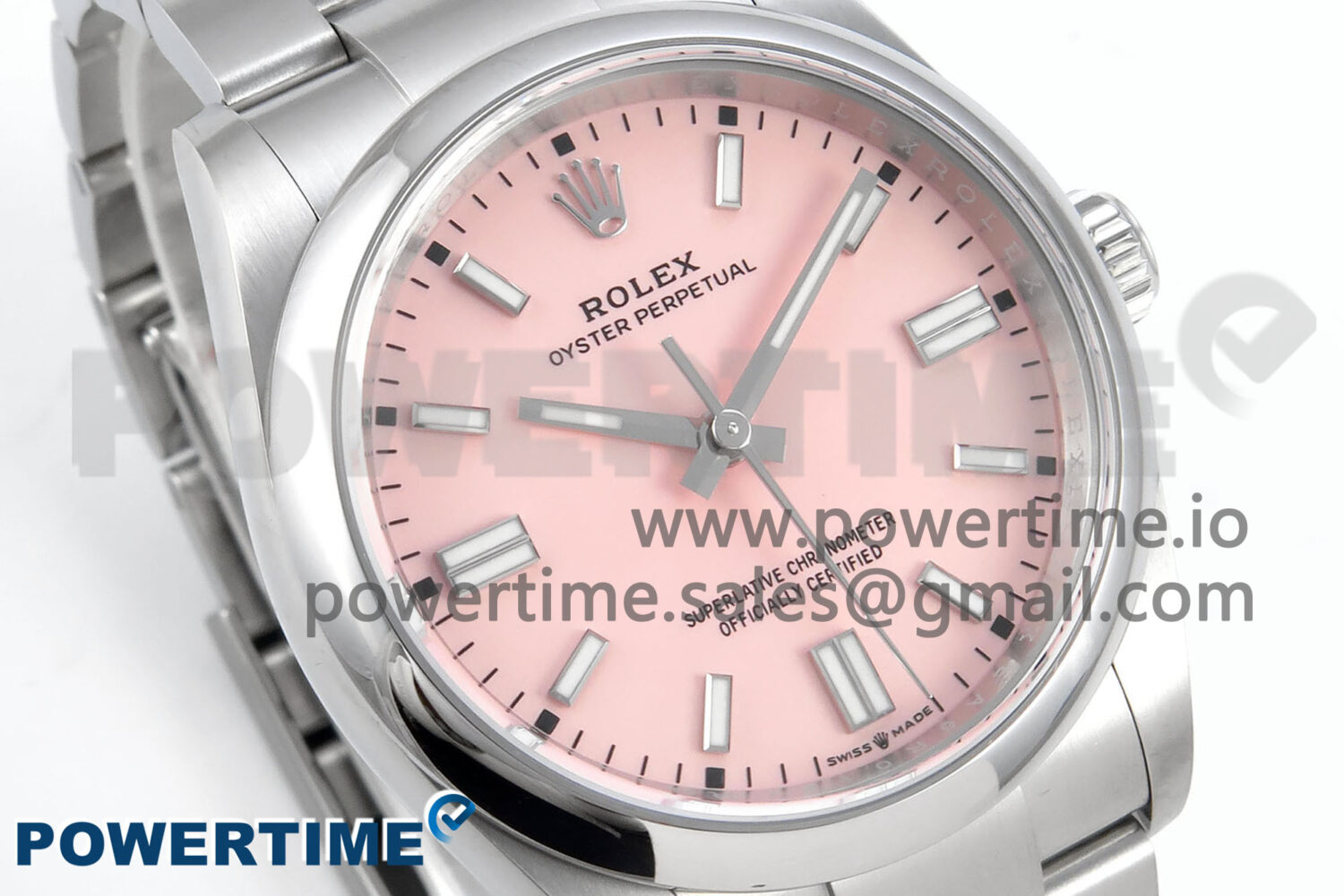Oyster Perpetual 126000 36mm EWEF 1:1 Best Edition 904L Steel Pink Dial A3230 - Image 2