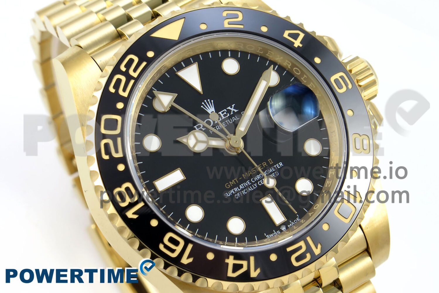 GMT-Master II 126718 LN Black Ceramic 904L Steel EWE 1:1 Best Edition on Jubilee Strap EWE3285 V5 - Image 2
