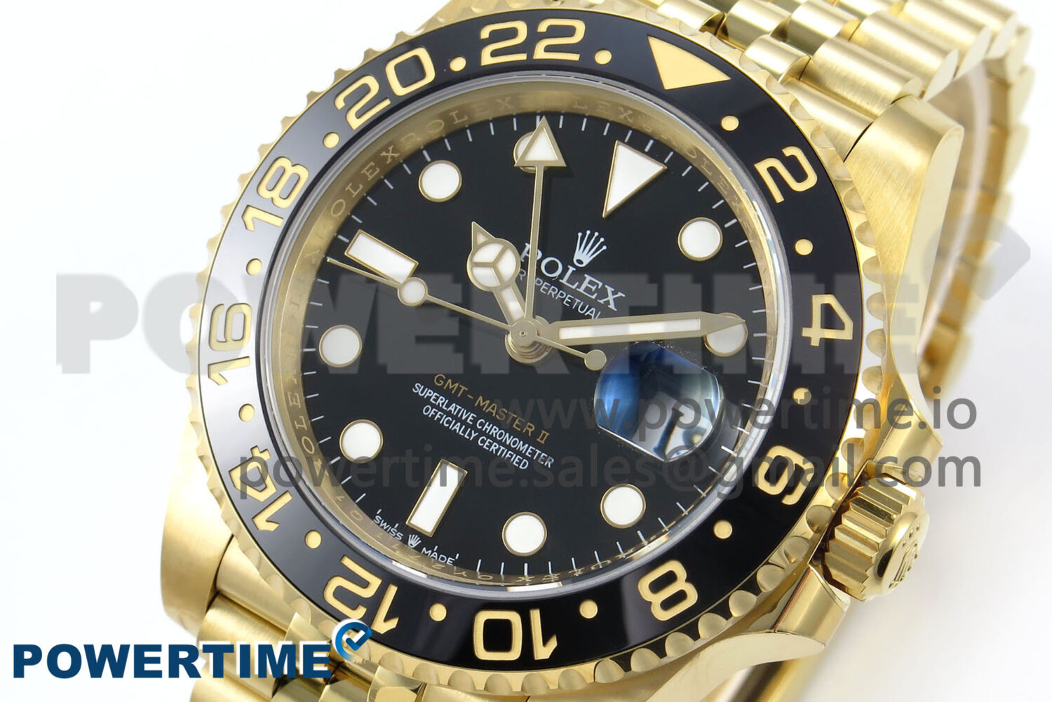 GMT-Master II 126718 LN Black Ceramic 904L Steel EWE 1:1 Best Edition on Jubilee Strap EWE3285 V5 - Image 3